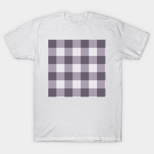 Gingham   by Suzy Hager        Cade Collection 15      Shades of Violet      Huge T-Shirt